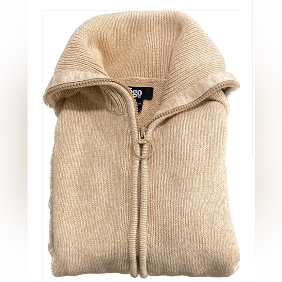 TOGO Golden Knit zip up Women’s Cardigan - Picture 1 of 14